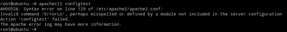 Apachectl Configtest: Test configuration files for errors
