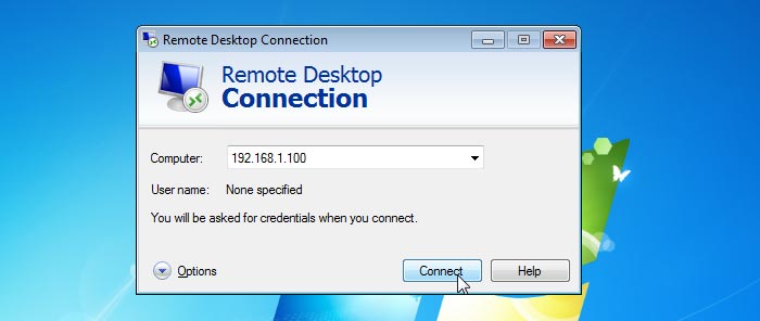 enable mstsc in windows 10